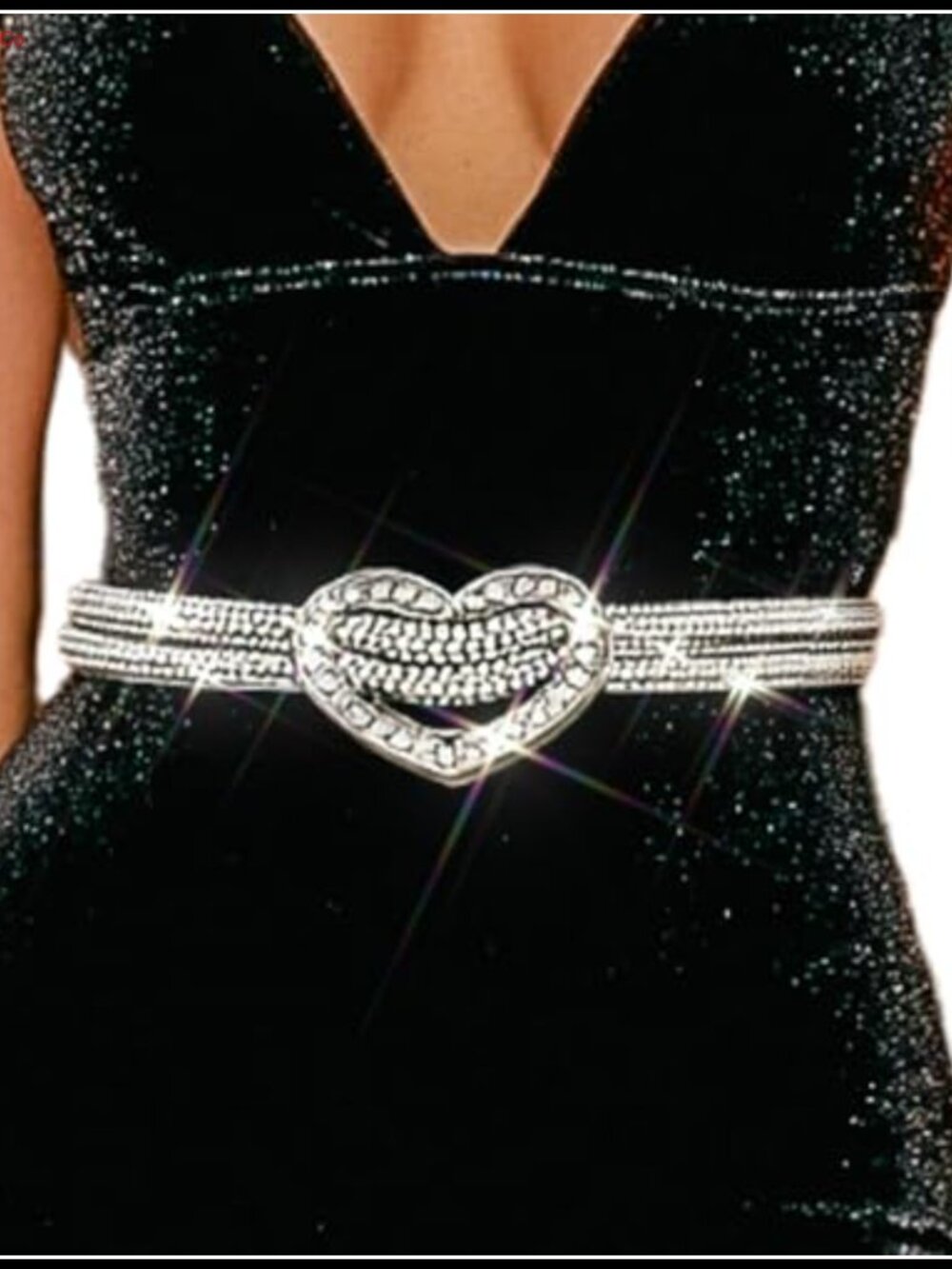 Rhinestone Belt Polyester Crystal Adjustable Fashion Waist Belt for Dresses